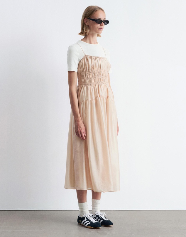& Other Stories - Ruched Midi Dress