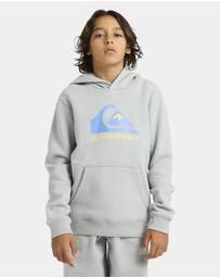 Quiksilver - Boys 8 to 16 Comp Logo Pullover Hoodie