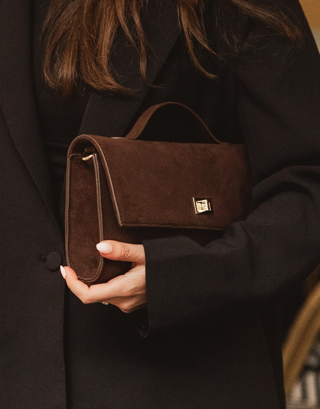 Louenhide - Delaney Suedette Clutch