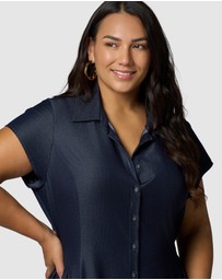 Something 4 Olivia - Paige Maxi Shirt Dress