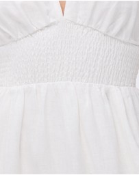 Minima Esenciales - Paloma Linen Midi Dress