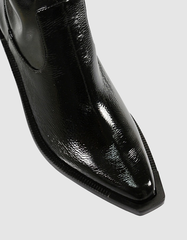 Sempre Di - Jayda Patent Ankle Boots