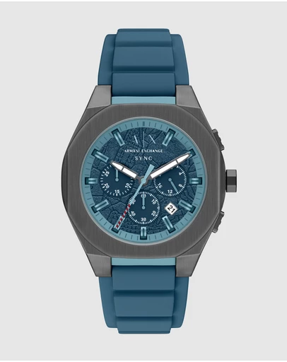 Armani Exchange - Blue Chronograph Watch