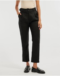 Amelius - Azure Linen Pant