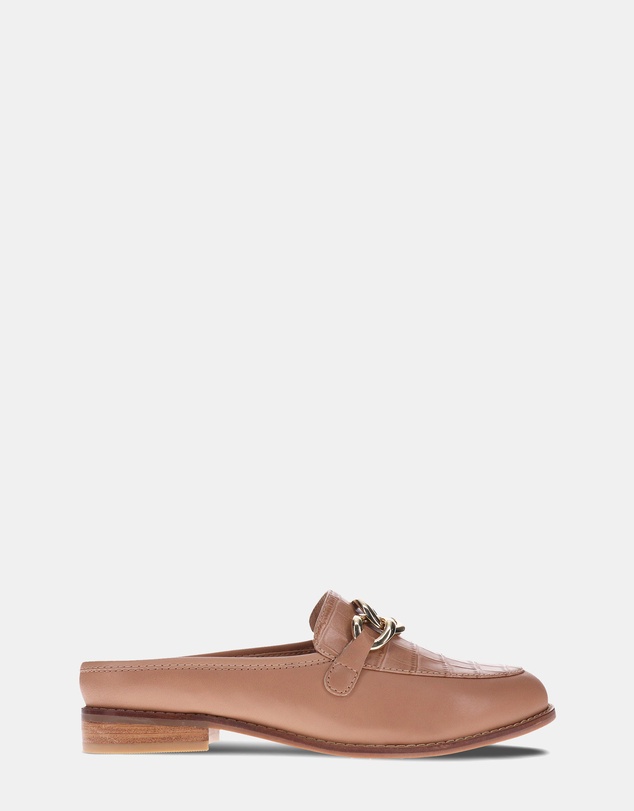 Mia Vita - Trudy Mule - Latte/Latte Croc