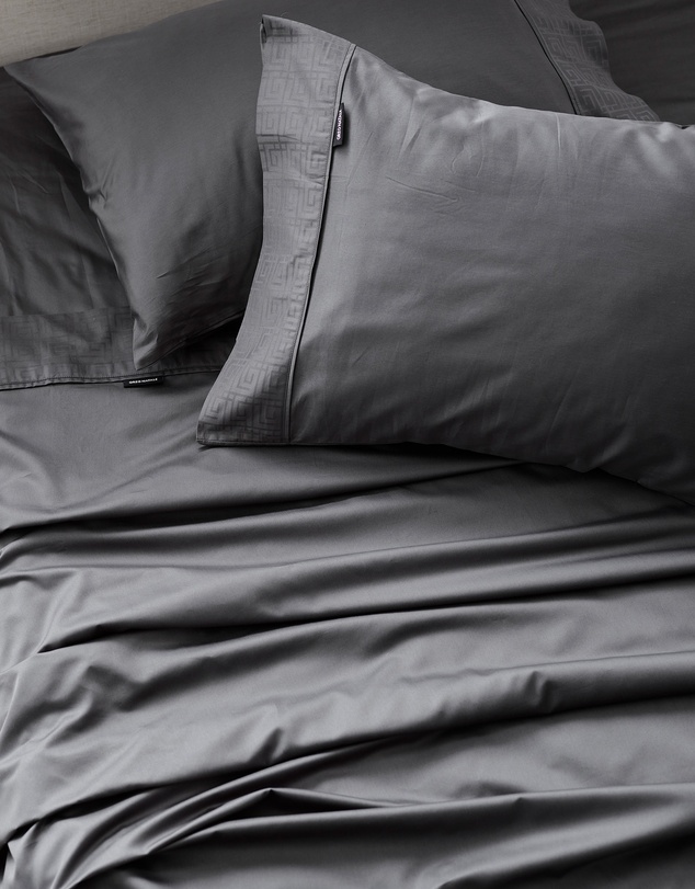 Greg Natale - Jacquard Sheet Set Charocal