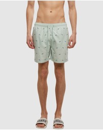 Urban Classics - Embroidered Swim Shorts
