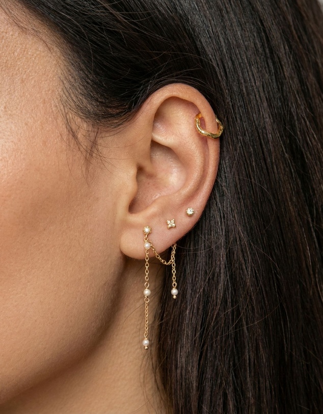HOUSE OF SLANI - Alice Gemstone Stud Earrings