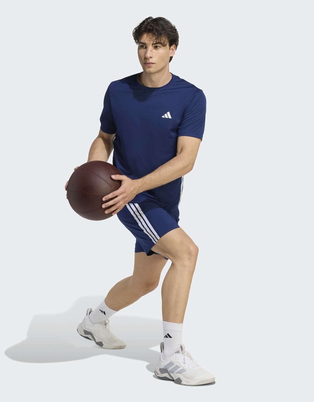 adidas Performance - WORKOUT ESSENTIALS BASE 3 STRIPES WOVEN SHORT Mens