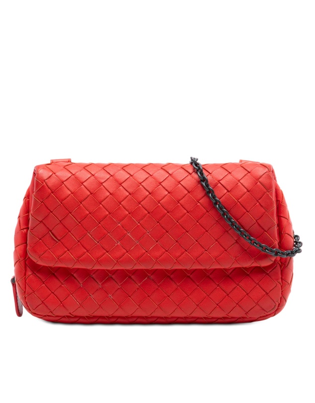 Pre-Loved by Azura Reborn - Pre-Loved Mini Nappa Intrecciato Expandable Chain Flap Crossbody