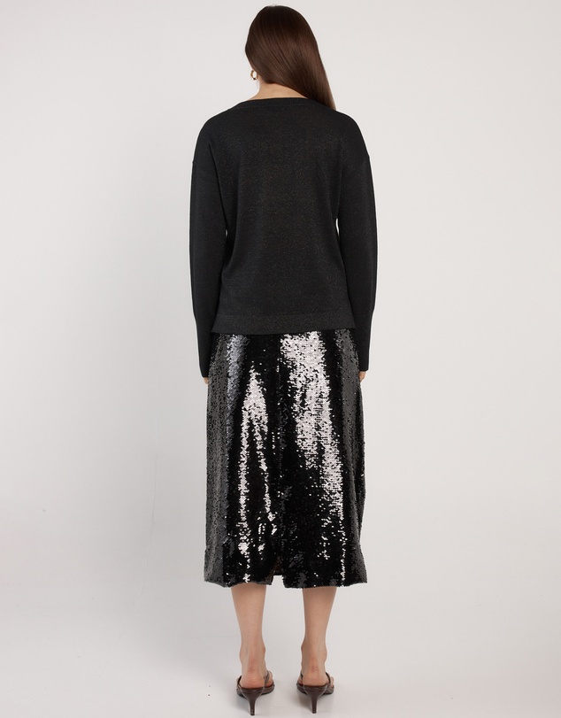 Fate + Becker - Monroe Sequin Pencil Skirt