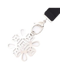 Pre-Loved by Azura Reborn - Pre-Loved Stainless Steel Crystal CC Cross Lanyard Necklace