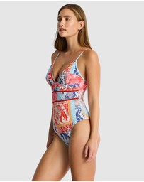 Sea Level Australia - Coco Island Cross Back Tri One Piece