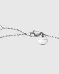 Rosefield - Pavé Heart Silver-Tone Necklace