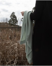 Phile - Cashmere Baby Blanket - Sage