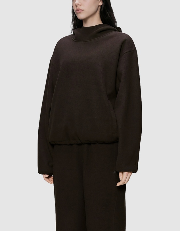 RAINS - Women's Fleece Hoodie Bark
