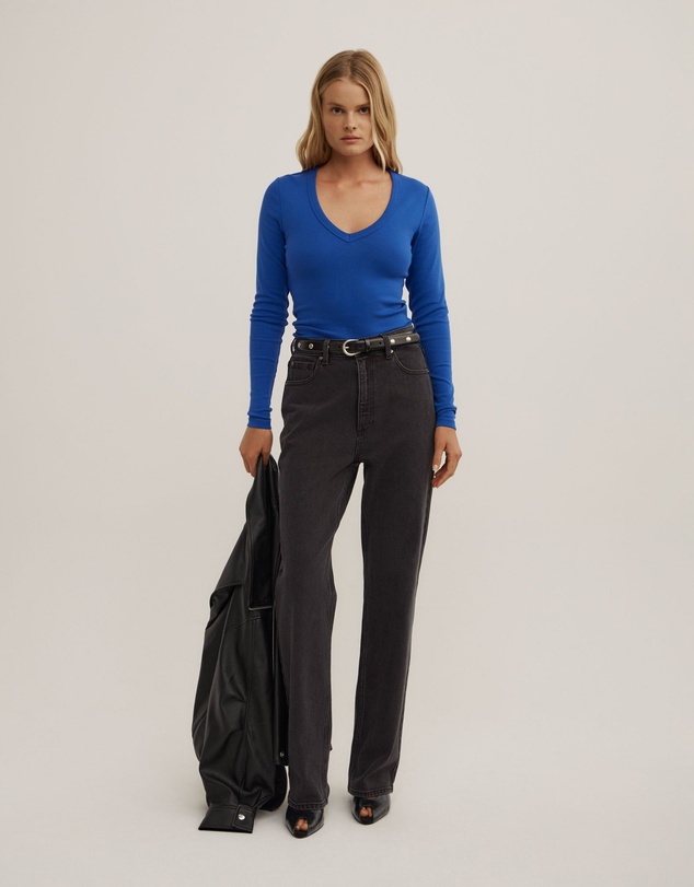 Witchery - V-neck Long Sleeve Top