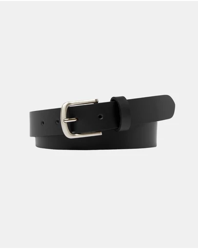 Buckle - Flint. Australian Made Buffalo Leather Belt. 30mm width.