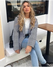 Esther & Co - Polaris Coat - Print
