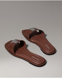 Calvin Klein - Leather Slides