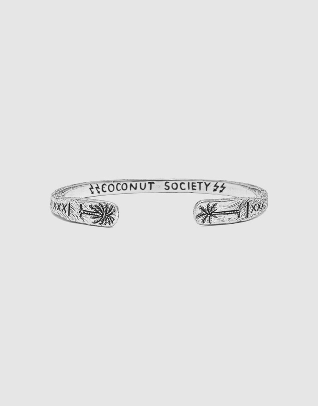 Haze & Glory - ICONIC EXCLUSIVE - Coconut Society Bangle in 925 Silver