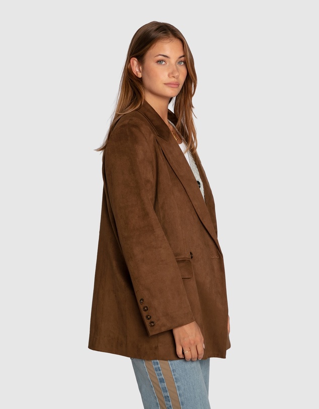 Belle & Bloom - Charmer Faux Suede Blazer
