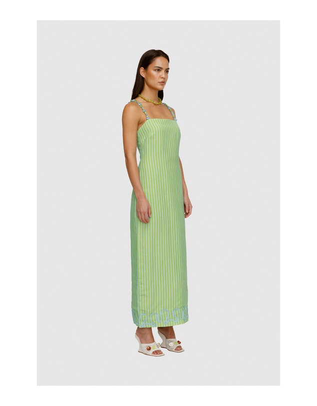 The Wolf Gang - Elm Maxi Dress - Peppermint Stripe