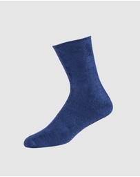 Bamboozld - 3 Pack Fluffy Bamboo Lounge Bed Crew Socks