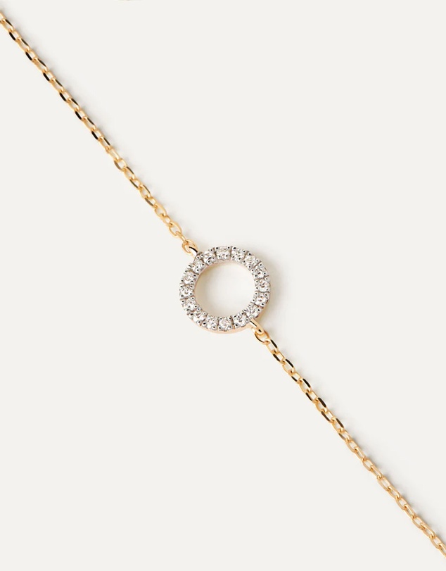 PDPAOLA - Diamonds and Gold Circle Bracelet