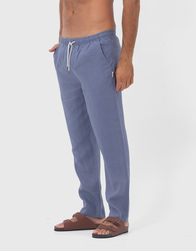 Coast Clothing - Coast Linen Pant - Denim Blue