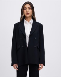 Farage - Eden Crepe Double Breasted Jacket