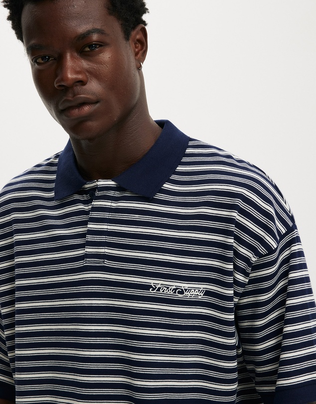 Cotton On - Box Fit Short Sleeve Polo