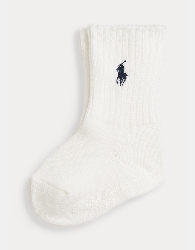 Polo Ralph Lauren - Ribbed Crew Socks - Babies