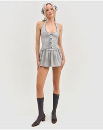 For Love & Lemons - Janice Halter Mini Dress