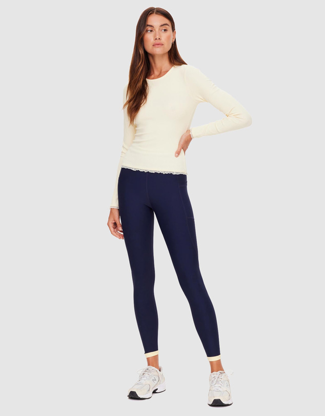The Upside - Arlo Pointelle Long Sleeve Top