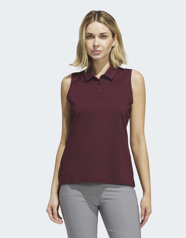 adidas Performance - Solid Ottoman Polo Shirt Womens