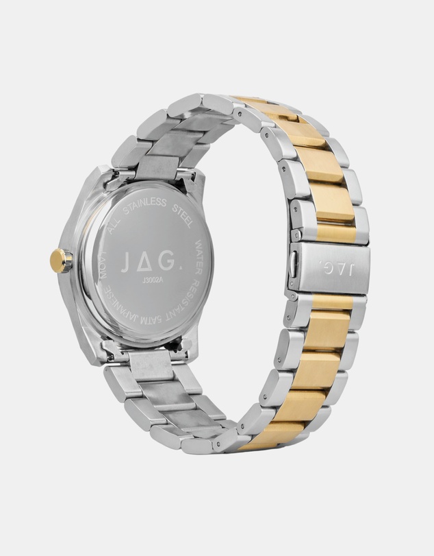 Jag - Beaufort Mens Blue Dial 41.8mm Two-Tone Watch