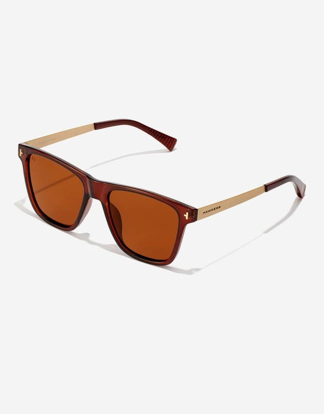 Hawkers Co - HAWKERS - Polarized Brown ONE LS METAL Sunglasses for Men and Women UV400