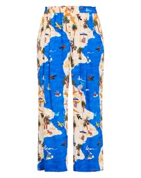 City Chic - Postcard Placement Print Pant