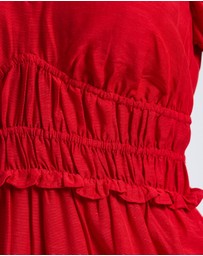 & Other Stories - Bubble-Sleeve Midi Dress