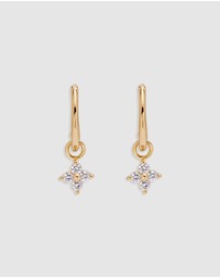By Charlotte - Crystal Bloom Hoops