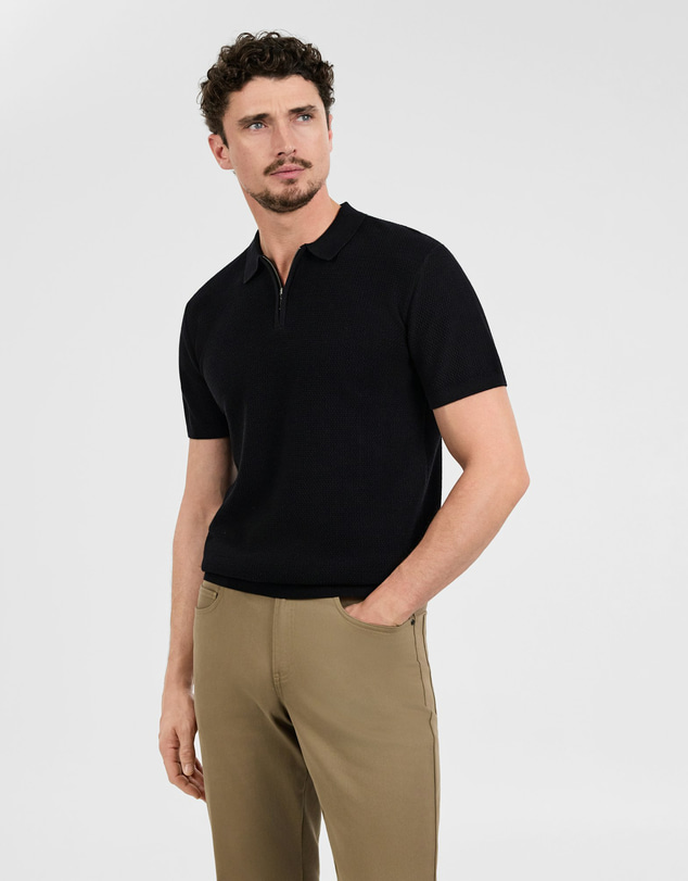 Tarocash - Omal Zip Knit Polo