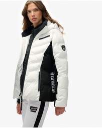 Superdry - Luxe Belted Ski Padded Slim Fit Jacket