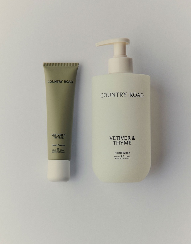 Country Road - Australian Made Vetiver & Thyme Hand Care Set