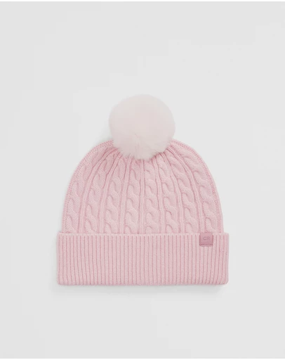 Country Road - Pom Cable Beanie