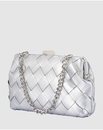 Olga Berg - Quinn Woven Clutch
