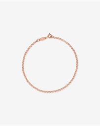 Michael Hill - 19cm Belcher Bracelet in 10ct Rose Gold