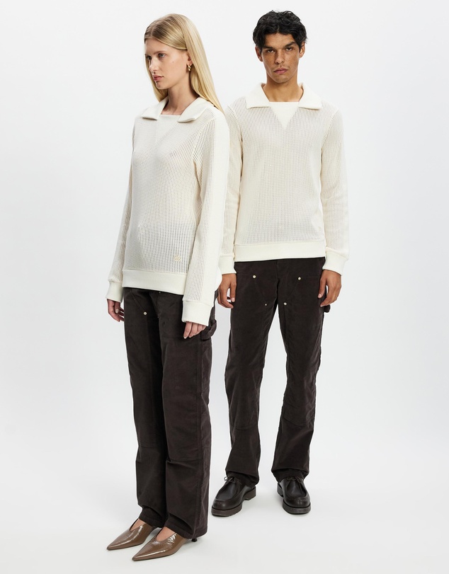 Wales Bonner - Cotton Mesh Jersey Song Jersey Top
