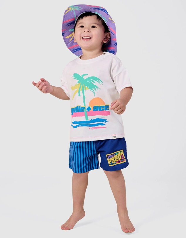Goldie + Ace - Palm Beach Swim Bucket Hat - Babies-Kids