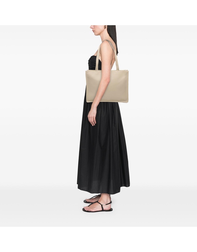 Pre-Loved by Azura Reborn - Pre-Loved Lambskin Embossed CC Camellia Tote